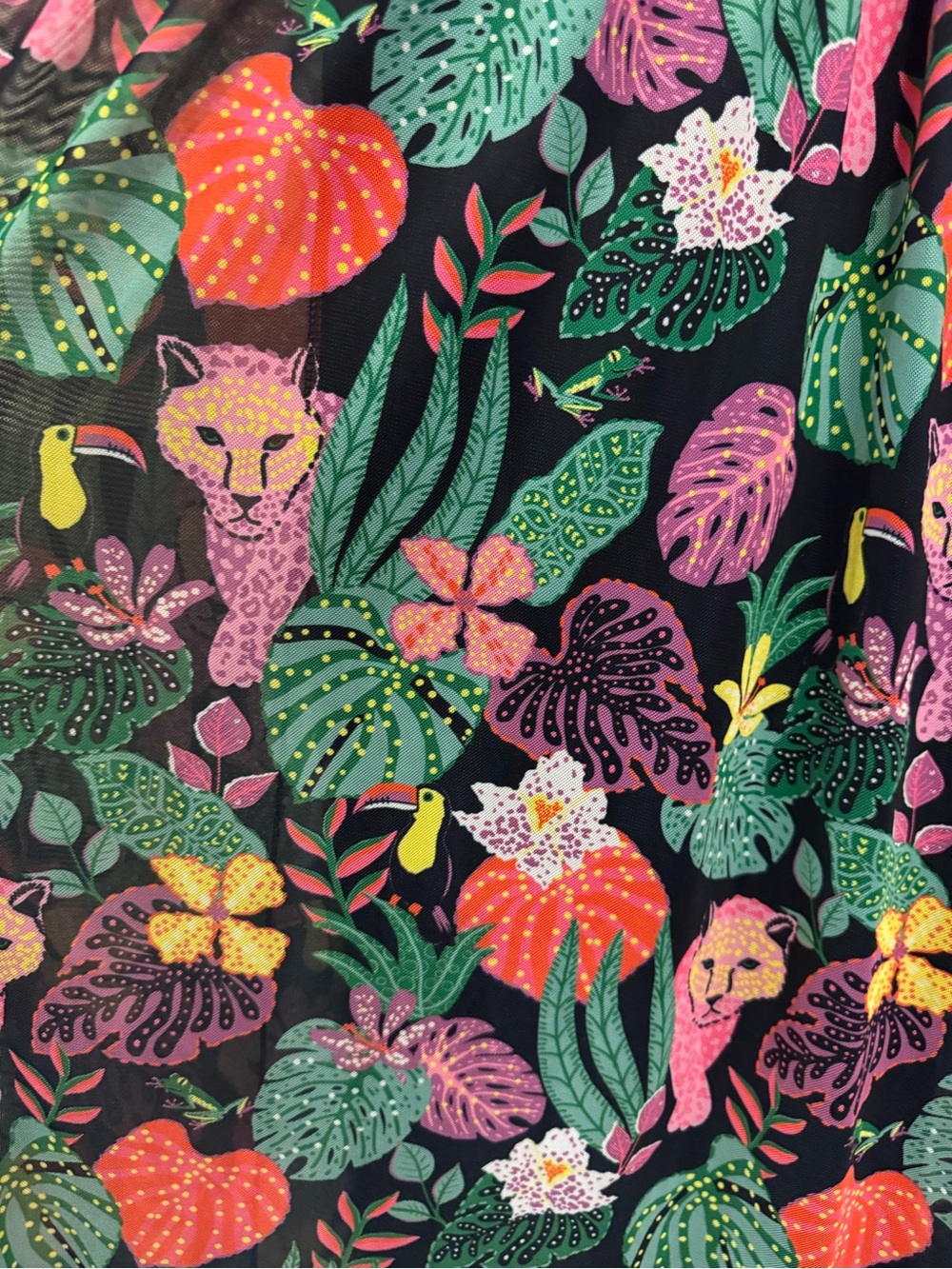 Betsey Johnson - Tropical Leopard Print Maxi Dress - Picture 7 of 8